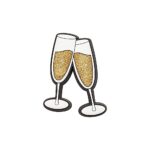 Jibbitz 10008236 Champagne Cheers NS Unisex Individual