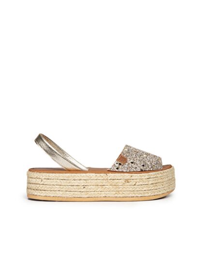 CALZADO POPA ROSARIO ORO GLITTER PS28203103 SOFT