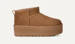 UGG W CLASSIC ULTRA MINI PLATFORM - CHESTNUT