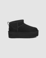 UGG W CLASSIC ULTRA MINI PLATFORM - BLACK - Imagen 2